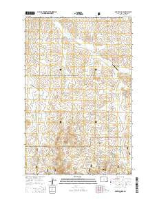 Moline School North Dakota Current topographic map, 1:24000 scale, 7.5 X 7.5 Minute, Year 2014