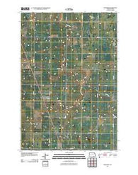 Monango North Dakota Historical topographic map, 1:24000 scale, 7.5 X 7.5 Minute, Year 2011