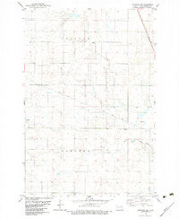 Monango NW North Dakota Historical topographic map, 1:24000 scale, 7.5 X 7.5 Minute, Year 1982