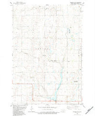 Monango SW North Dakota Historical topographic map, 1:24000 scale, 7.5 X 7.5 Minute, Year 1982