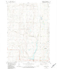 Monango SW North Dakota Historical topographic map, 1:24000 scale, 7.5 X 7.5 Minute, Year 1982