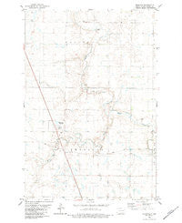 Monango North Dakota Historical topographic map, 1:24000 scale, 7.5 X 7.5 Minute, Year 1982