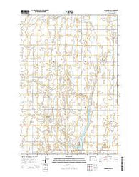 Monango SW North Dakota Current topographic map, 1:24000 scale, 7.5 X 7.5 Minute, Year 2014