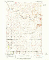 Montpelier NW North Dakota Historical topographic map, 1:24000 scale, 7.5 X 7.5 Minute, Year 1953