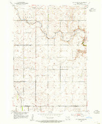 Montpelier NW North Dakota Historical topographic map, 1:24000 scale, 7.5 X 7.5 Minute, Year 1953