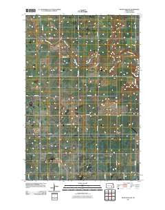 Montpelier NW North Dakota Historical topographic map, 1:24000 scale, 7.5 X 7.5 Minute, Year 2011