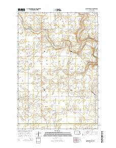 Montpelier NW North Dakota Current topographic map, 1:24000 scale, 7.5 X 7.5 Minute, Year 2014