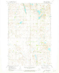 Moon Lake North Dakota Historical topographic map, 1:24000 scale, 7.5 X 7.5 Minute, Year 1970
