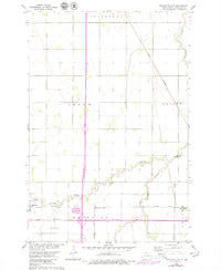 Mooreton East North Dakota Historical topographic map, 1:24000 scale, 7.5 X 7.5 Minute, Year 1960