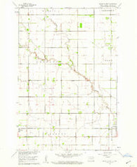 Mooreton West North Dakota Historical topographic map, 1:24000 scale, 7.5 X 7.5 Minute, Year 1960