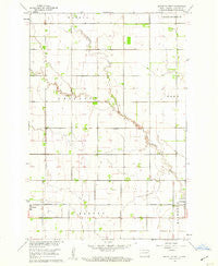 Mooreton West North Dakota Historical topographic map, 1:24000 scale, 7.5 X 7.5 Minute, Year 1960