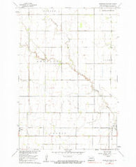 Mooreton West North Dakota Historical topographic map, 1:24000 scale, 7.5 X 7.5 Minute, Year 1960