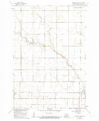 Mooreton West North Dakota Historical topographic map, 1:24000 scale, 7.5 X 7.5 Minute, Year 1960