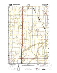 Mooreton East North Dakota Current topographic map, 1:24000 scale, 7.5 X 7.5 Minute, Year 2014