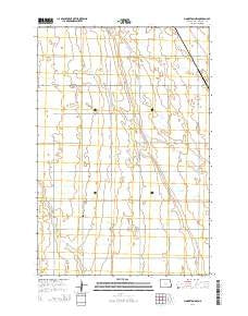 Mooreton NW North Dakota Current topographic map, 1:24000 scale, 7.5 X 7.5 Minute, Year 2014