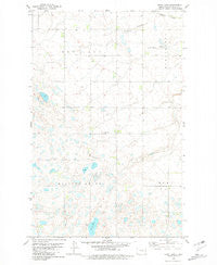 Mork Lake North Dakota Historical topographic map, 1:24000 scale, 7.5 X 7.5 Minute, Year 1980