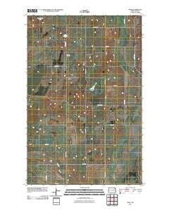 Mose North Dakota Historical topographic map, 1:24000 scale, 7.5 X 7.5 Minute, Year 2011