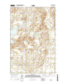Mose North Dakota Current topographic map, 1:24000 scale, 7.5 X 7.5 Minute, Year 2014