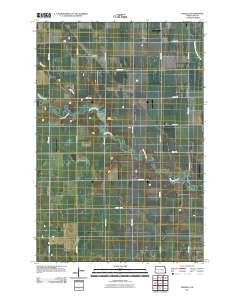 Moselle North Dakota Historical topographic map, 1:24000 scale, 7.5 X 7.5 Minute, Year 2011