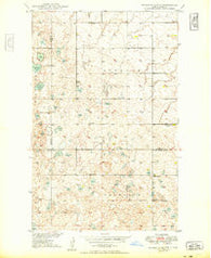 Mosquito Butte North Dakota Historical topographic map, 1:24000 scale, 7.5 X 7.5 Minute, Year 1949