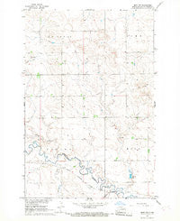 Mott NW North Dakota Historical topographic map, 1:24000 scale, 7.5 X 7.5 Minute, Year 1966