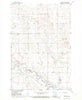 Mott NW North Dakota Historical topographic map, 1:24000 scale, 7.5 X 7.5 Minute, Year 1966