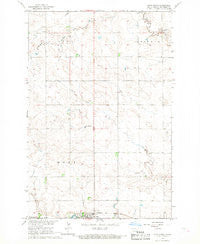 Mott North North Dakota Historical topographic map, 1:24000 scale, 7.5 X 7.5 Minute, Year 1966