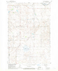 Mott SW North Dakota Historical topographic map, 1:24000 scale, 7.5 X 7.5 Minute, Year 1966