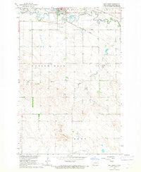 Mott South North Dakota Historical topographic map, 1:24000 scale, 7.5 X 7.5 Minute, Year 1966