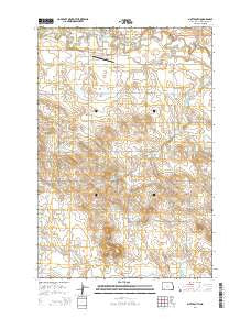 Mott South North Dakota Current topographic map, 1:24000 scale, 7.5 X 7.5 Minute, Year 2014
