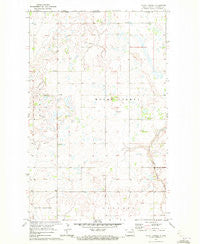 Mount Carmel North Dakota Historical topographic map, 1:24000 scale, 7.5 X 7.5 Minute, Year 1970