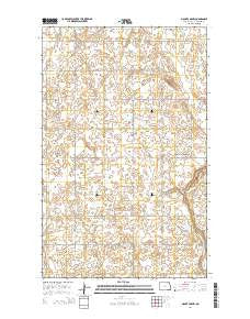 Mount Carmel North Dakota Current topographic map, 1:24000 scale, 7.5 X 7.5 Minute, Year 2014