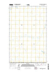 Mount Carmel OE N North Dakota Current topographic map, 1:24000 scale, 7.5 X 7.5 Minute, Year 2014