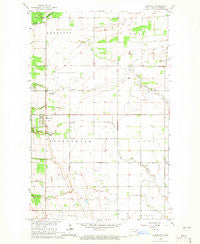 Mountain North Dakota Historical topographic map, 1:24000 scale, 7.5 X 7.5 Minute, Year 1964