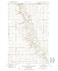 Mouse River Park NW North Dakota Historical topographic map, 1:24000 scale, 7.5 X 7.5 Minute, Year 1948
