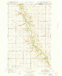 Mouse River Park NW North Dakota Historical topographic map, 1:24000 scale, 7.5 X 7.5 Minute, Year 1949