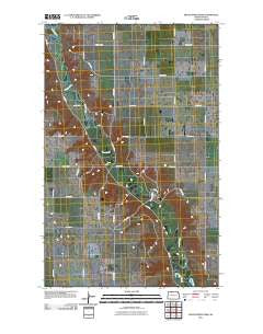 Mouse River Park North Dakota Historical topographic map, 1:24000 scale, 7.5 X 7.5 Minute, Year 2011