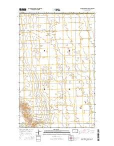 Mouse River Park NE North Dakota Current topographic map, 1:24000 scale, 7.5 X 7.5 Minute, Year 2014