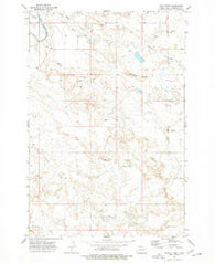 Mud Buttes North Dakota Historical topographic map, 1:24000 scale, 7.5 X 7.5 Minute, Year 1973
