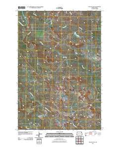 Mud Buttes North Dakota Historical topographic map, 1:24000 scale, 7.5 X 7.5 Minute, Year 2011