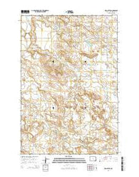 Mud Buttes North Dakota Current topographic map, 1:24000 scale, 7.5 X 7.5 Minute, Year 2014