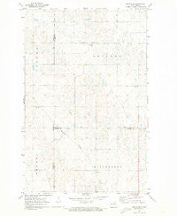 Munich SW North Dakota Historical topographic map, 1:24000 scale, 7.5 X 7.5 Minute, Year 1971
