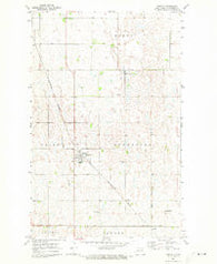 Munich North Dakota Historical topographic map, 1:24000 scale, 7.5 X 7.5 Minute, Year 1970