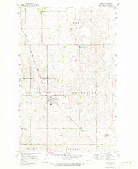 Munich North Dakota Historical topographic map, 1:24000 scale, 7.5 X 7.5 Minute, Year 1970