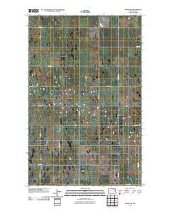 Munich SE North Dakota Historical topographic map, 1:24000 scale, 7.5 X 7.5 Minute, Year 2011