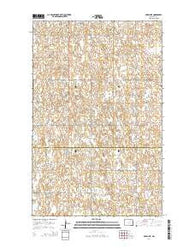 Munich SE North Dakota Current topographic map, 1:24000 scale, 7.5 X 7.5 Minute, Year 2014