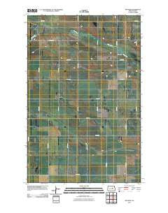 Munster North Dakota Historical topographic map, 1:24000 scale, 7.5 X 7.5 Minute, Year 2011