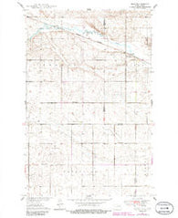Munster North Dakota Historical topographic map, 1:24000 scale, 7.5 X 7.5 Minute, Year 1949