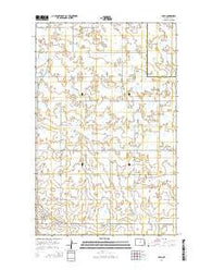Mylo North Dakota Current topographic map, 1:24000 scale, 7.5 X 7.5 Minute, Year 2014