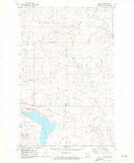 Mylo NW North Dakota Historical topographic map, 1:24000 scale, 7.5 X 7.5 Minute, Year 1971